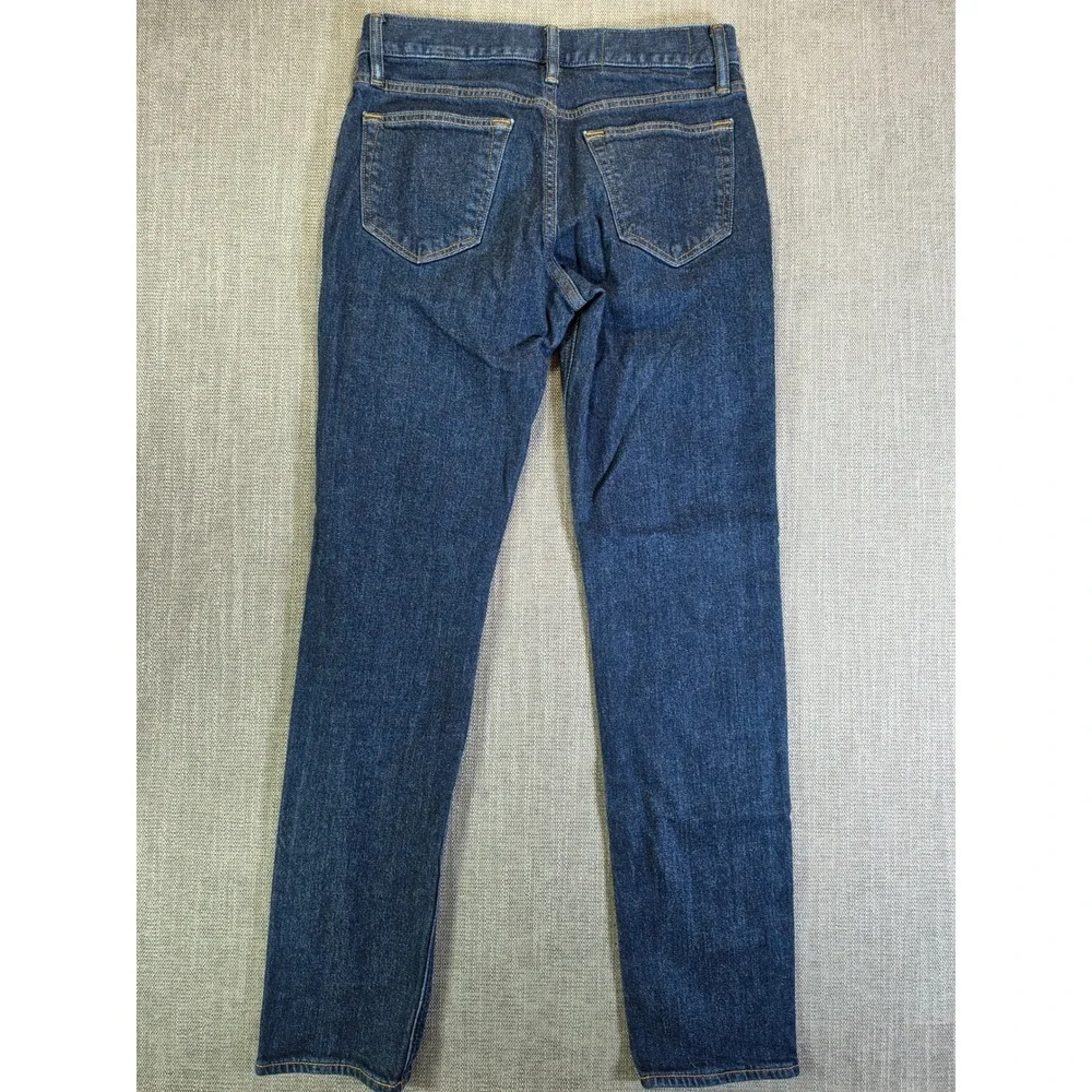 NEW! Banana Republic Jeans Men‎ 28/32 Dark Blue Straight Fit Stretch Legacy
